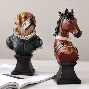 Hand-Painted Animal Ornament Art Home Decor